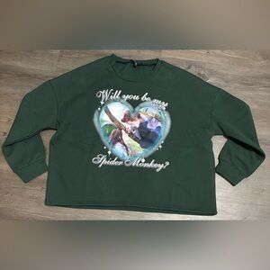 NWOT Dolls Kill x Twilight Hold On Tight Spider Monkey Graphic Sweatshirt